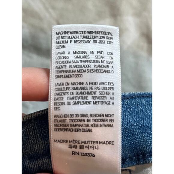 Mother the curfew prep French quarter trouser Jean size 28 - Picture 6 of 11